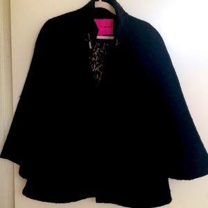 Betsey Johnson wool swing jacket
